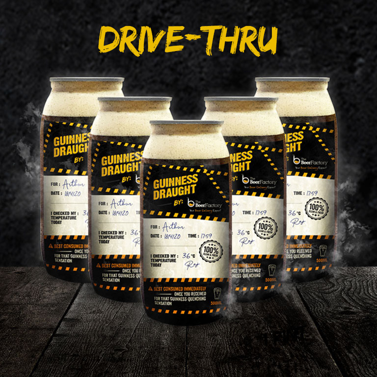 Guinness 5 pints - drivethru